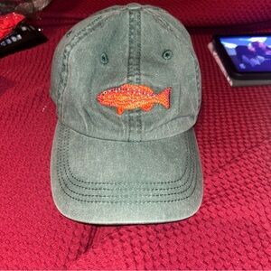 Men's Coral Trout Embroidered Dad Hat - PALLION POINT Excellent Condition